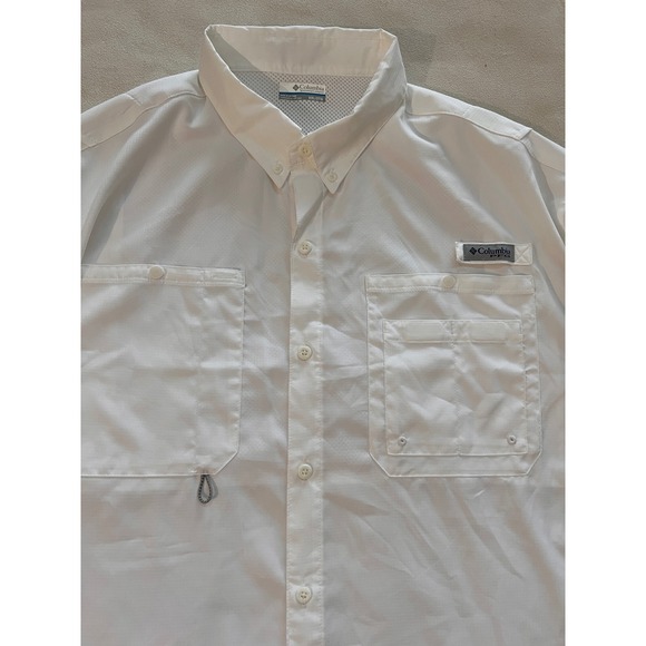 Columbia PFG Men's White Short Sleeve Fishing Shirt Performance Gear XXL
NWOT - Picture 5 of 16